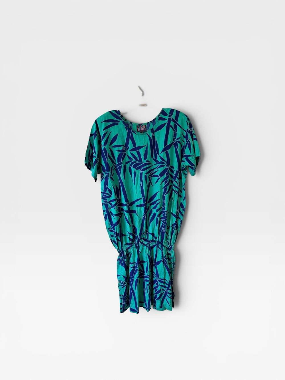 Tropical Tantrum Hawaii Bamboo Print Dress Size M-L